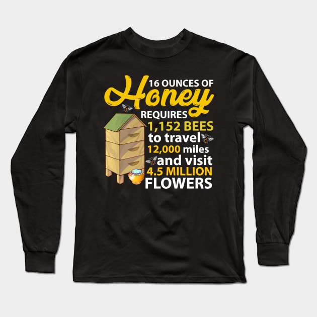 16 Ounces of Honey Requires Long Sleeve T-Shirt by busines_night